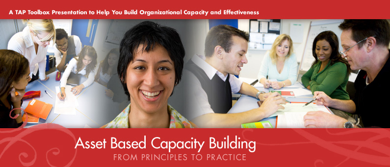 asset based capacity building principles to practice
